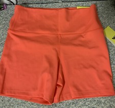    All in Motion Women's Brushed Sculpt Bike Shorts 5" - Coral Pink Large   
