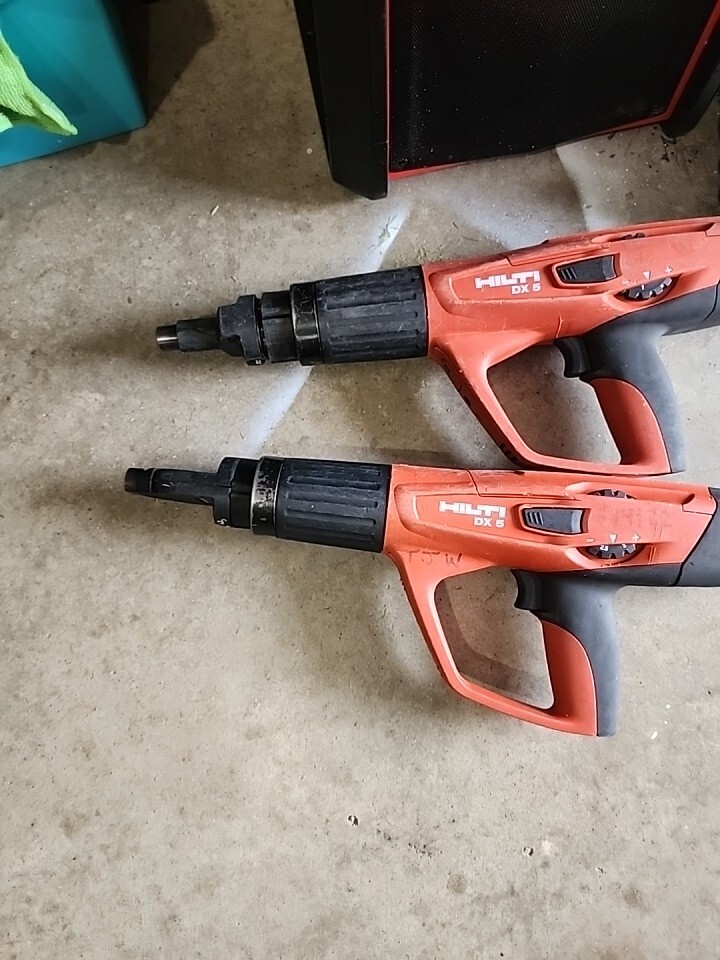 Dx 5 Kit Hilti DX 5 Kit Fully Automatic Powder Actuated Tool - 2142655 | eBay
