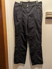 Kate Hill Women's 2 Blue Roll Tab Lightweight 29 Inch Inseam Pants
