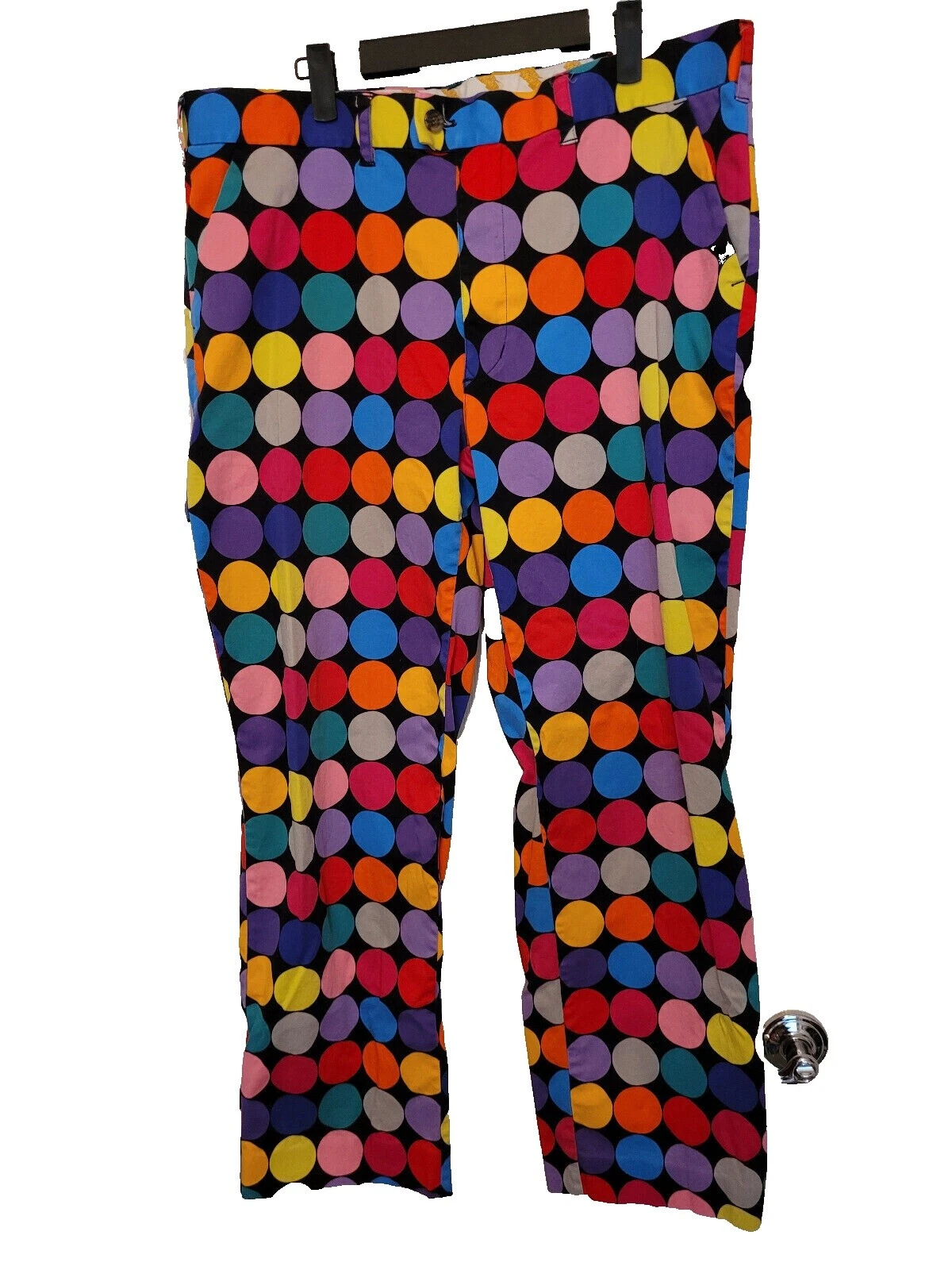 Cotton Blend Multicolor Golf Pants for Men