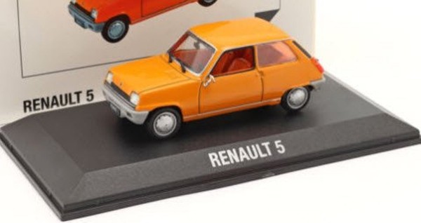 Renault 5 R5 1972 Orange Norev 7711575928 1:43 Lhd Druck- Guss- Metall-image