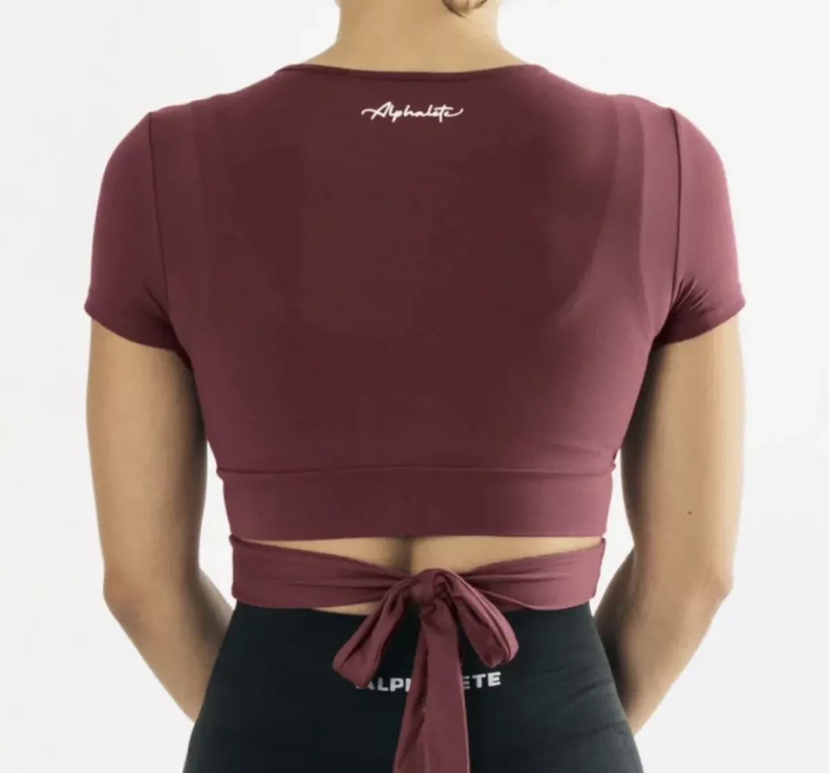 Maroon store workout top
