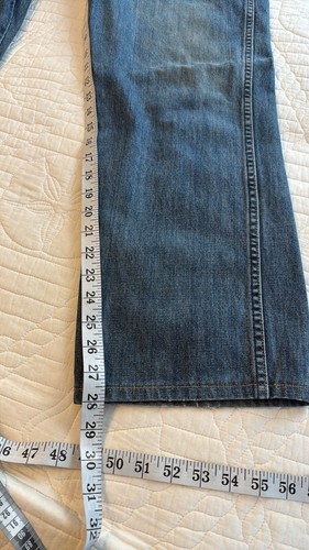 J. Peterman Straight Legged Jeans. 5 Pocket. Size 36 - Picture 10 of 11