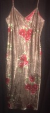 Secret Treasures Floral Size Large Silky Nightgown