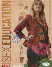Aimee Lou Wood Sex Education Autographed Signed 8x10 Photo ACOA