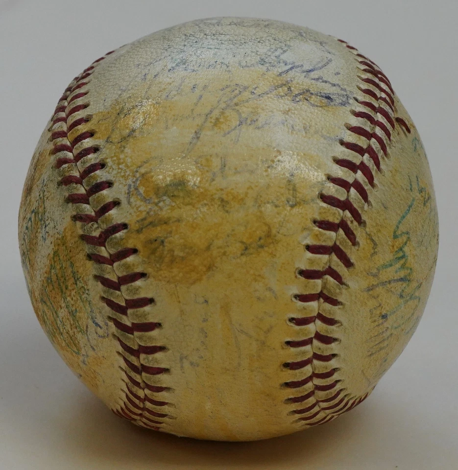 1960 Tigers & Red Sox 36x Signed Baseball PSA/DNA COA w/ Al Kaline Pete Runnels - Image 4 of 4