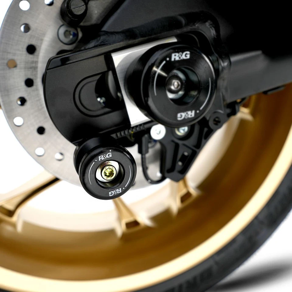 Carretes de algodón blanco R&G Racing para Aprilia Dorsoduro 1200 SMV1200 2011-2012 Foto 4 de 4