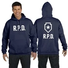 Resident Evil Remake 2 Biohazard RE RPD The Raccoon Police Sweatshirt Hoodie
