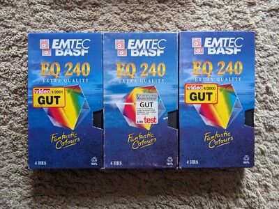 EMTEC/ BASF EQ240 Videokassette Extra Quality Fantastic Colours 18 Stück