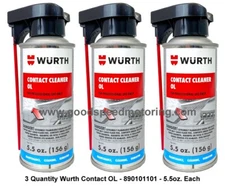 Wurth Contact Cleaner OL - 890101101 3 Pack