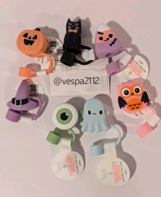 Target Bullseye Playground Halloween Straw Covers 7 Tops Stanley Cup Summerween 