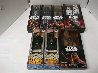 Star Wars Figures ( Lot of 7 ) - W. Disney - Mint Condition - Unplayed from 2014-2015
