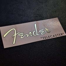 Telecaster Headstock Decal Metallic Gold 50s Style for Guitars Waterslide NEW