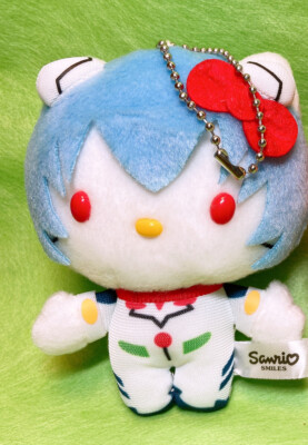 Rare Evangelion × Hello Kitty 2014 Ayanami Rei Mini Plush