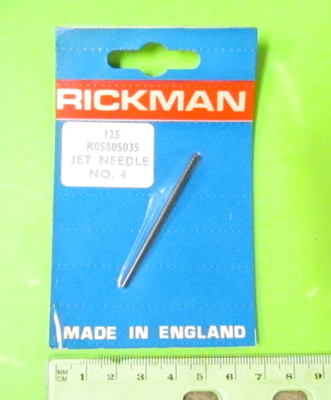 Rickman NOS Zundapp 125 MX 26 mm Bing Carburetor #4 Jet Needle p/n R058 05 035