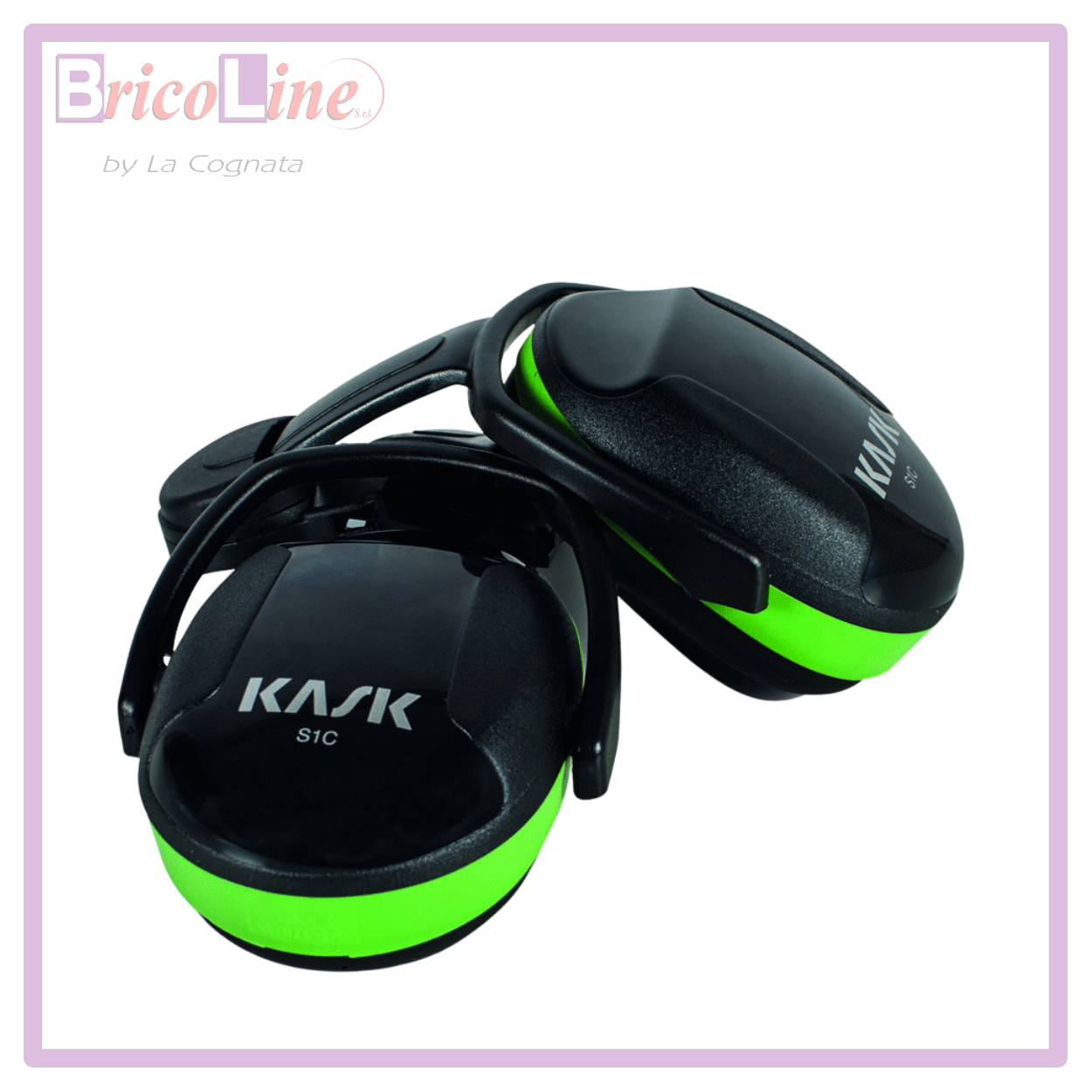 CUFFIE ANTIRUMORE ANTINFORTUNISTICA DA LAVORO SC1 VERDE KASK