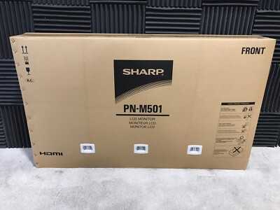 Sharp PN-M501 50'' LED LCD Display PNM501 Digital Signage NEW SEALED  ️   ️  