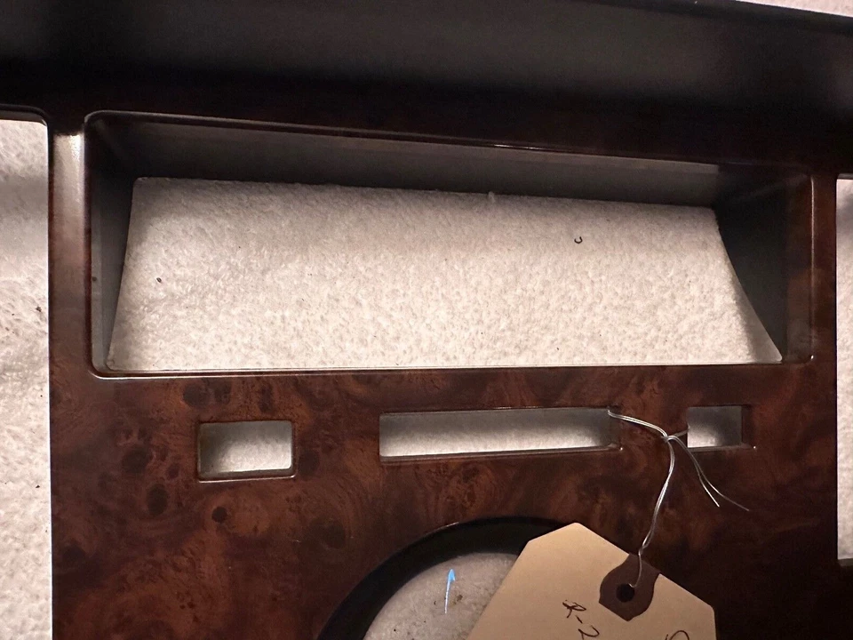 Cadillac Fleetwood 1993 1994 1995 1996 calibre racimo madera grano bisel moldura tablero Foto 3 de 4