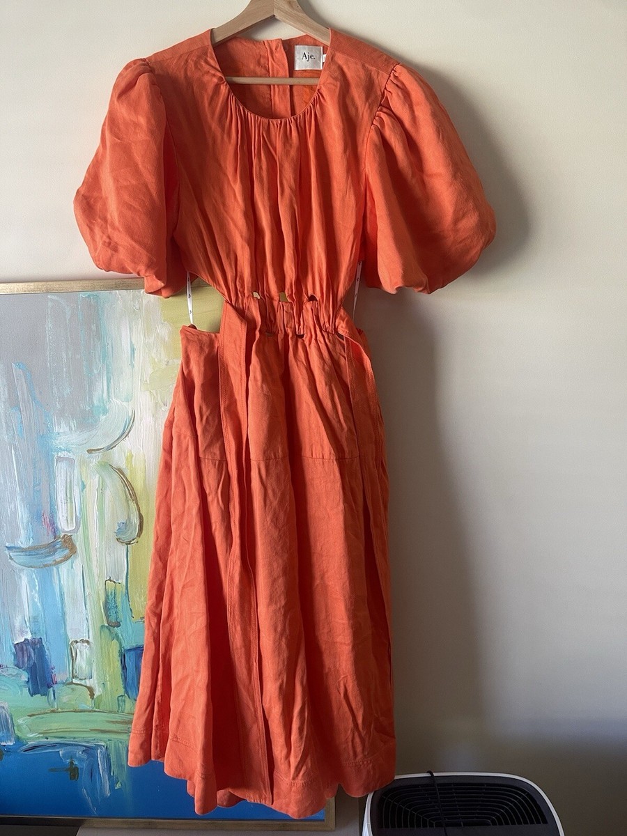knee length dresses for ladies Danica Tie Back Midi Dress main image 0