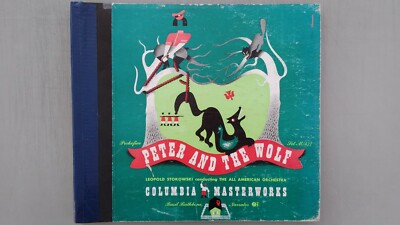 Prokofiev 78rpm 12-inch Set Columbia Records #MM-477 Peter And The