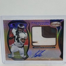 2021 Panini Certified Football Kenneth Gainwell Freshman Fabric Bronze RPA /349 