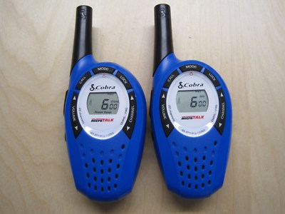 Set of 2 Cobra CXT237 2-Way Radio Walkie Talkies 