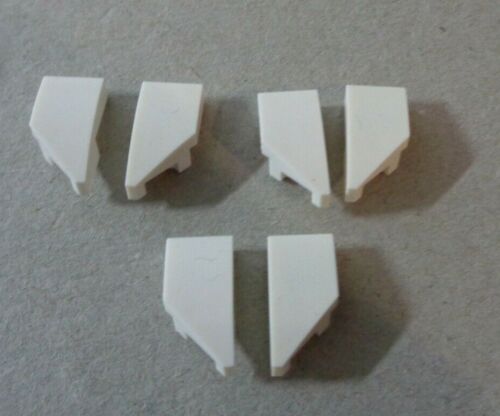 LEGO 6213880 6213881 29119 - 29120 Wedge 2x1 Left/Right White x3 Pair - Picture 1 of 1