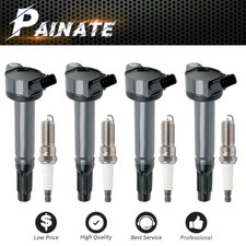 4X Ignition Coils +Spark Plugs OEM For Toyota Camry RAV4 Avalon L4 2.5L UF487