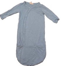 Kyte Baby Gown Sleeper 0-3 Month Bamboo Snap Close Long Sleeve