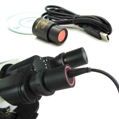 CMOS USB Microscope Camera Digital Eyepiece Free Driver for Microscope Eyepiece