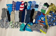 12-18 month boy clothes lot of 30 Mix Jeans Winter Hat Swimsuit Tees