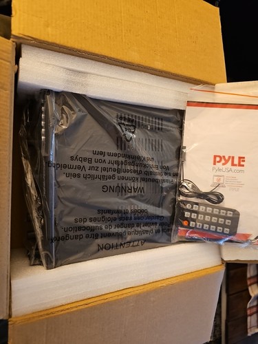 Pyle PDA6BU Bluetooth Stereo Amplifier Receiver, FM Radio/USB/SD memory - Afbeelding 2 van 2