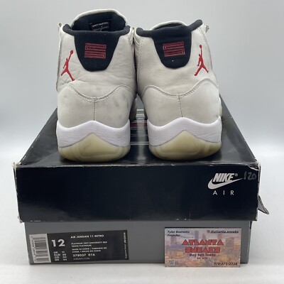 jordan 11 platinum tint size 12