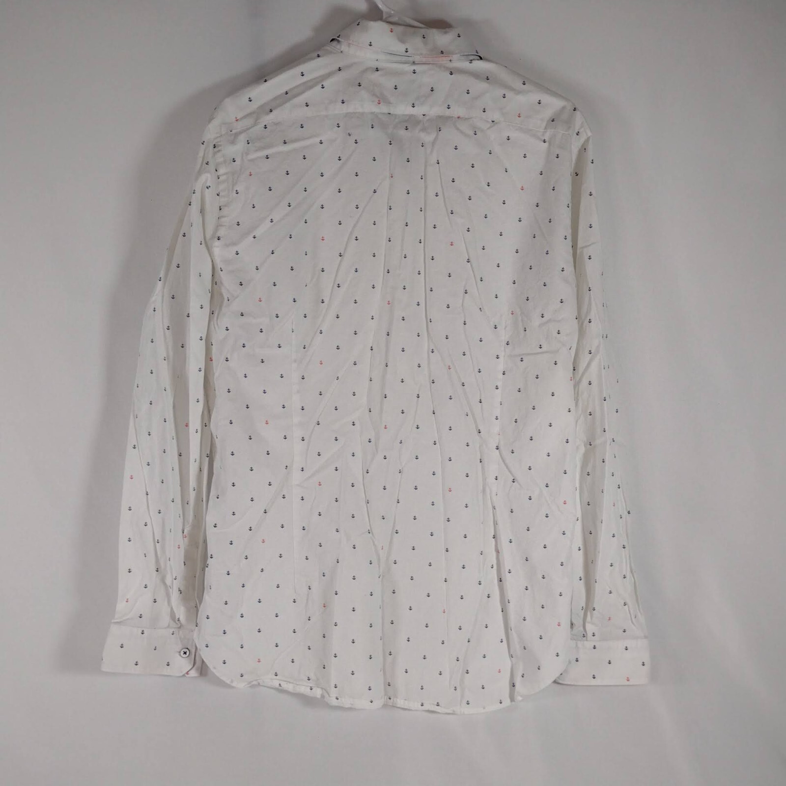 Express Button Down Collard Shirt Long Sleeve Anc… - image 5