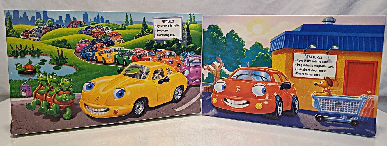 vintage chevron cars collectable toy-Casey Coupe & Holly Hatchback