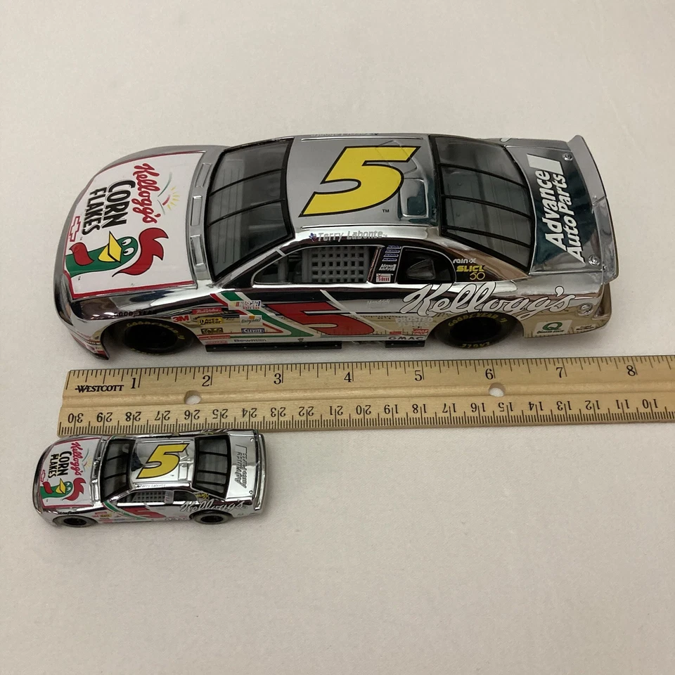 Prendedor de coche y sombrero Terry Labonte Kellogg's Corn Flakes 1:24 y 1:64 diecast NASCAR #5 Foto 4 de 4