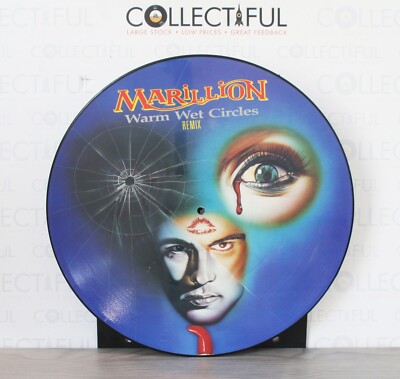 MARILLION - WARM WET CIRCLES - UK 3 TRACK 12'' SINGLE - PICTURE DISC - EMI 1987 