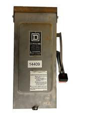 Square D H361RB Heavy Duty Safety Switch 30 Amp 600VAC
