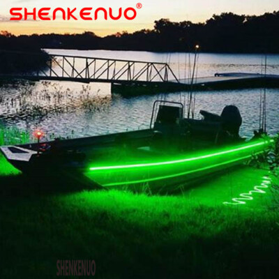 16.4Ft LED Green Night Fishing LED Strip BLACK Ultraviolet boat Light 12v dc US