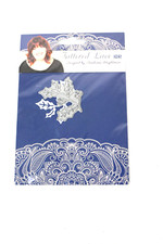 TATTERED LACE by STEPHANIE WEIGHTMAN - XMAS FLORALS HOLLY - D437 - BRAND NEW