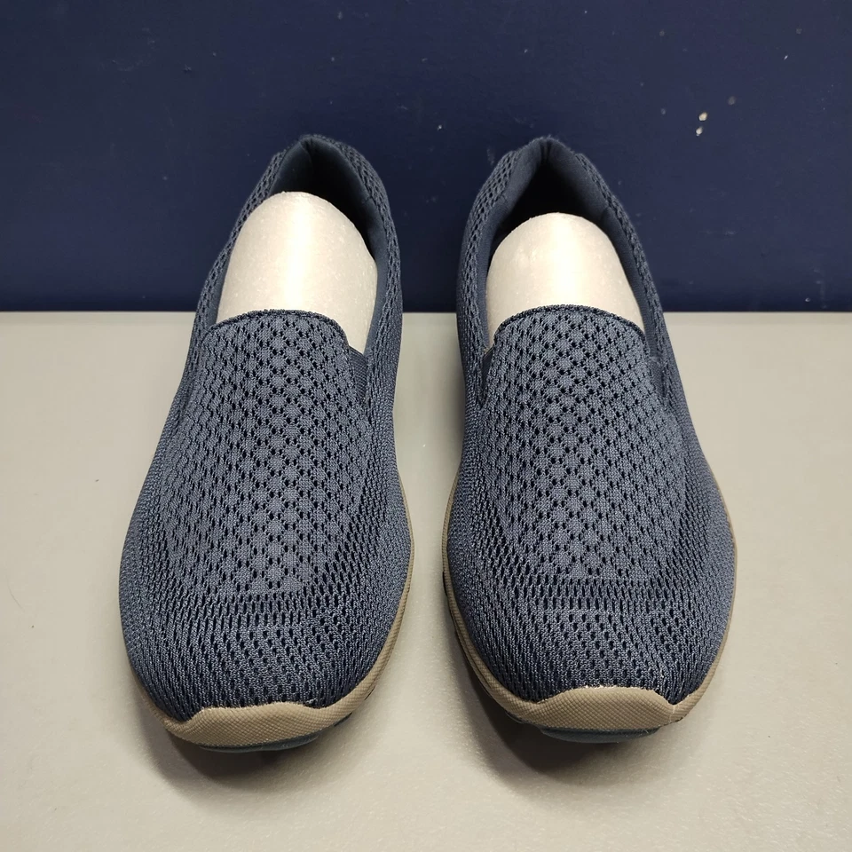 Женские туфли на плоской подошве Skechers Reggae Fest размер США 9,5 темно-серые свободные крой пена с эффектом памяти - Изображение 4 из 4