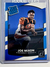 Panini Donruss 2017 Joe Mixon Cincinnati Bengals Rated Rookie Base Card #335. rookie card picture