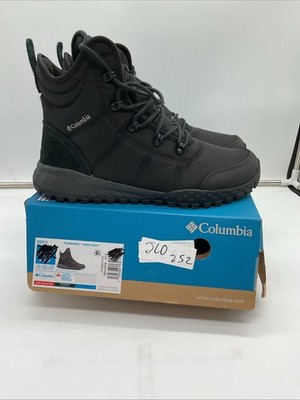 Columbia Fairbanks Omni-Heat BM1898-010 Men's US 10 D Black Winter Boots JLO252