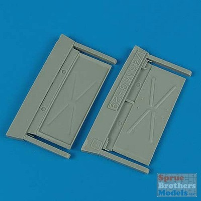 QBT48362 1:48 Quickboost MiG-29A Fulcrum Air Intake Covers (ACA kit) #48362