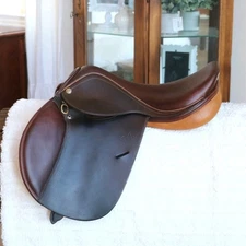 15" XCH R Rodrigo Pessoa Pony English Hunter/Jumper Saddle Adjustable Tree