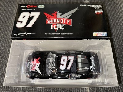 2005 Kurt Busch #97 1/24 Smirnoff Ice Ford Team Caliber Preferred Series, Signed