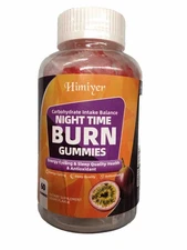 Himiyer Night Time Burn Gummies 60count Grape Flavor SEALED Exp 07/2027