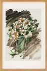 Original Floral Acrylic Painting Bouquet • Textured Palette Knife Flowers Art