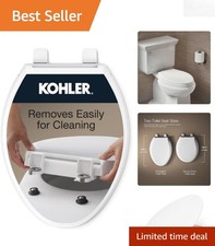 High-Quality Elongated Toilet Seat, ReadyLatch for Simple Installations, Stylish