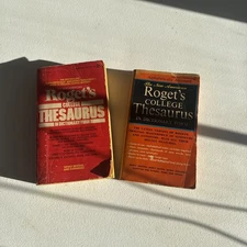 Roget's Thesaurus of English Words and Phrases College Circa 197Os Vintage